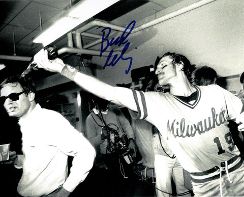 Brewers Commish BUD SELIG Signed 8x10 Photo #5 AUTO - HOF 2017 - Robin Yount