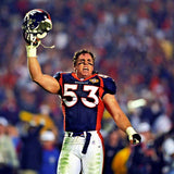 Bill Romanowski Signed Denver Broncos Mini-Helmet (JSA) 2xPro Bowl Linebacker