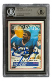 Lawrence Taylor Signed 1983 Topps #133 New York Giants Trading Card BAS