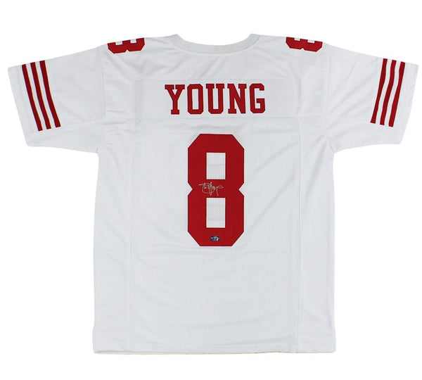 Steve Young Signed San Francisco Custom White Jersey