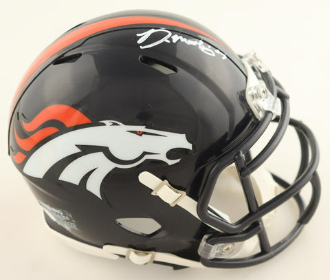 Damarri Mathis Signed Denver Broncos Mini-Helmet (JSA COA) 2022 4th Rnd Pick /DB