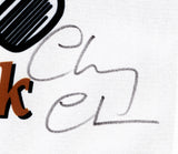 CHEVY CHASE AUTOGRAPHED WHITE CADDYSHACK GOLF PIN FLAG CADDYSHACK BECKETT 230656