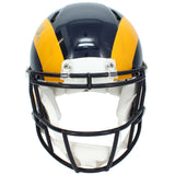 Davante Adams Autographed Rams 1981-99 Throwback Speed Authentic Helmet JSA