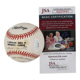 Tommy Lasorda Signed NL Baseball (JSA COA) Los Angeles Dodgers Manager 1976-1996