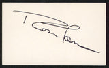 Roscoe Tanner Authentic Signed 3x5 Index Card Autographed BAS #BW35494