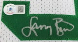 Larry Bird Signed Boston Celtic Jersey (Beckett) HOF / 12xAll Star Power Forward
