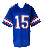 Tim Tebow Florida Signed Blue College Football Jersey 07 Heisman Tebow Hologram