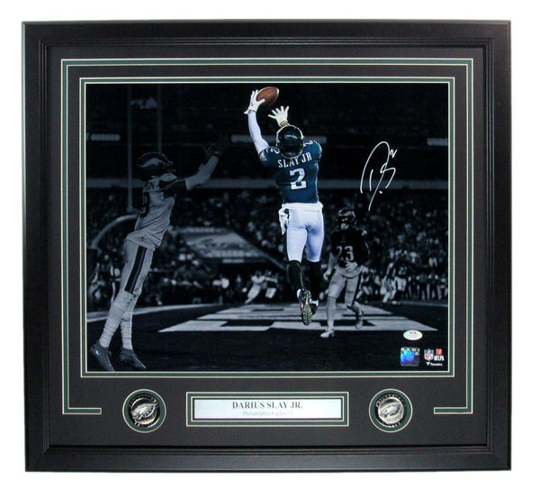 Darius Slay Autographed 16x20 Photo Philadelphia Eagles Framed PSA/DNA