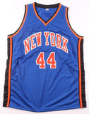 John Wallace Signed New York Knicks Jersey (AWM) 1996 1st Round NBA Draft Pick