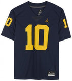 Framed Tom Brady Michigan Wolverines Signed Navy Nike Limited Jersey