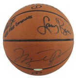 NBA HOF Legends (3) Jordan, Bird & Johnson Signed NBA Basketball BAS #A39837