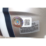 Tony Dorsett Autographed Dallas Cowboys Speed Mini Helmet Beckett 38880