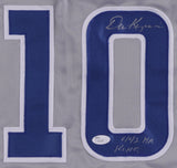 Dave Kingman Signed Chicago Cubs Road Jersey Inscribed "442 HR & Kong" (JSA)