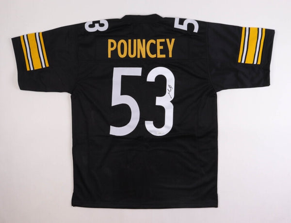 Maurkice Pouncey Signed Steelers Jersey (JSA) Pittsburgh's 9x Pro Bowl Center