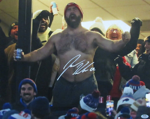 Jason Kelce Philadelphia Eagles Signed/Auto 16x20 No Shirt Photo PSA/DNA 190363