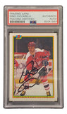 Dino Ciccarelli Signed 1990 Bowman #69 Washington Capitals Hockey Card PSA/DNA