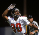 Andre Rison Signed Atlanta Falcons Jersey Inscribed Bad Moon Beckett /5xPro Bowl