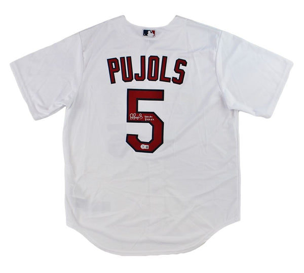 Albert Pujols Autographed St. Louis Cardinals Jersey w/ 700 HR Inscription - COA