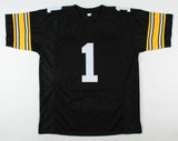 Bill Cowher Signed Pittsburgh Steelers Career Highlight Stat Jersey (JSA COA)