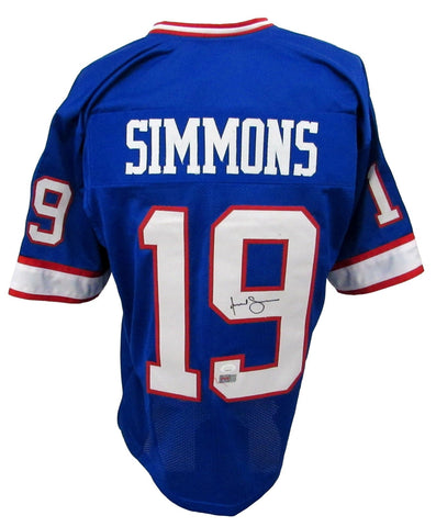 Isaiah Simmons Signed/Auto Blue New York Giants Football Jersey JSA 208174