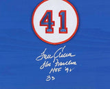 Tom Seaver Signed New York Mets 12x36 Patches Board - The Franchise, HOF 92 Insc