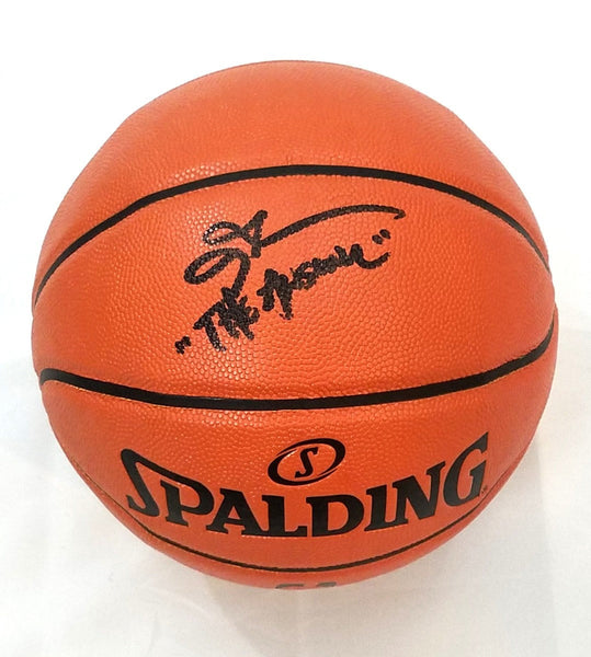 Allen Iverson Signed76ers NBA Replica Game Ball W/ The Answer Beckett Black