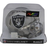 Jon Gruden Autographed/Signed Oakland Raiders Flash Mini Helmet Beckett 48852