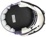 Vikings Jordan Addison Authentic Signed Full Size Speed Rep Helmet BAS Witnessed