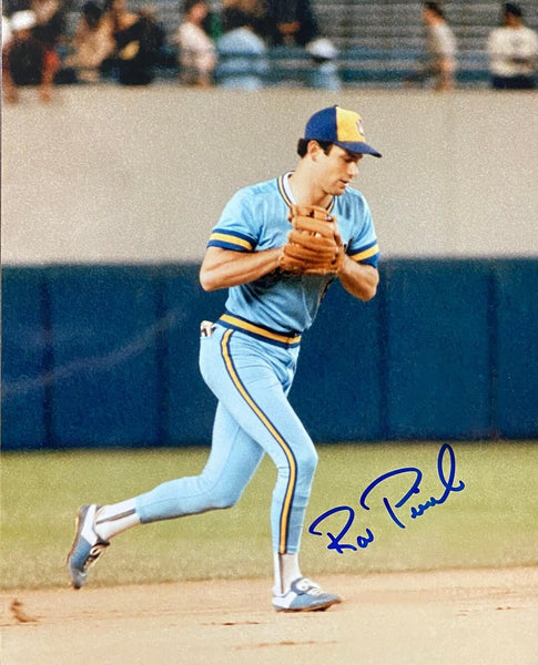 1982 Milwaukee Brewers ROB PICCIOLO Signed 8x10 Photo #1 AUTO