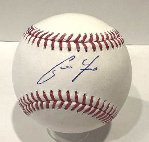 CHRISTIAN YELLICH - Signed Official MLB Baseball AUTO Milwaukee Brewers - BAS