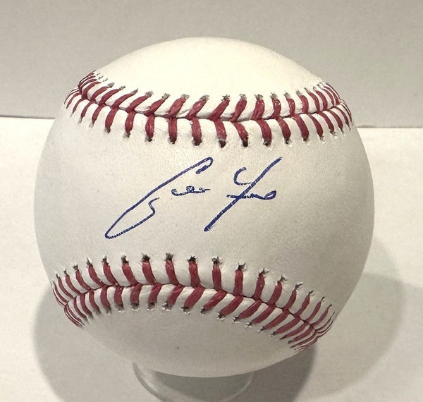 CHRISTIAN YELLICH - Signed Official MLB Baseball AUTO Milwaukee Brewers - BAS