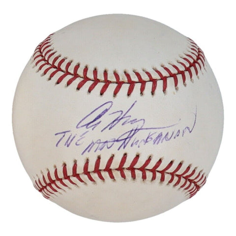 Al Hrabosky Signed St Louis Cardinals OML Baseball "Mad Hungarian" (Beckett)