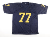 Jon Jansen Signed Michigan Wolverines Jersey (JSA COA) 1997 National Champion OT