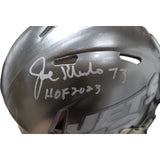 Joe Klecko Autographed/Signed New York Jets Flash Mini Helmet Beckett 43029