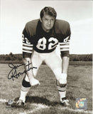 Jim Houston Cleveland Browns Signed/Autographed 8x10 B/W Photo JSA 150369