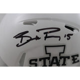 Brock Purdy Autographed Iowa State Cyclones White Mini Helmet Beckett WIT 56917