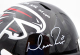 Matt Ryan Auto Falcons Full Size Helmet 2016 NFL MVP (Smudge) Beckett WL25974