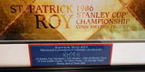 Roy Candiens 16x20 Autographed Photo 1986 Stanley Cup Champion & Conn Smythe