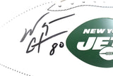 Wayne Chrebet Autographed New York Jets Logo Football- Beckett W Hologram *Black