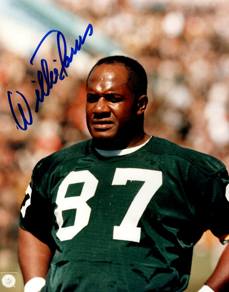 Packers HOF'er WILLIE DAVIS Signed 8x10 AUTO Photo #13 - SB I & II Champ