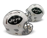 Joe Namath Autographed New York Jets Signed Full Size Authentic Helmet PSA