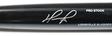 David Ortiz Signed Black Louisville Slugger Pro Baseball Bat-Beckett W Hologram