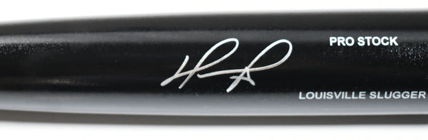 David Ortiz Signed Black Louisville Slugger Pro Baseball Bat-Beckett W Hologram