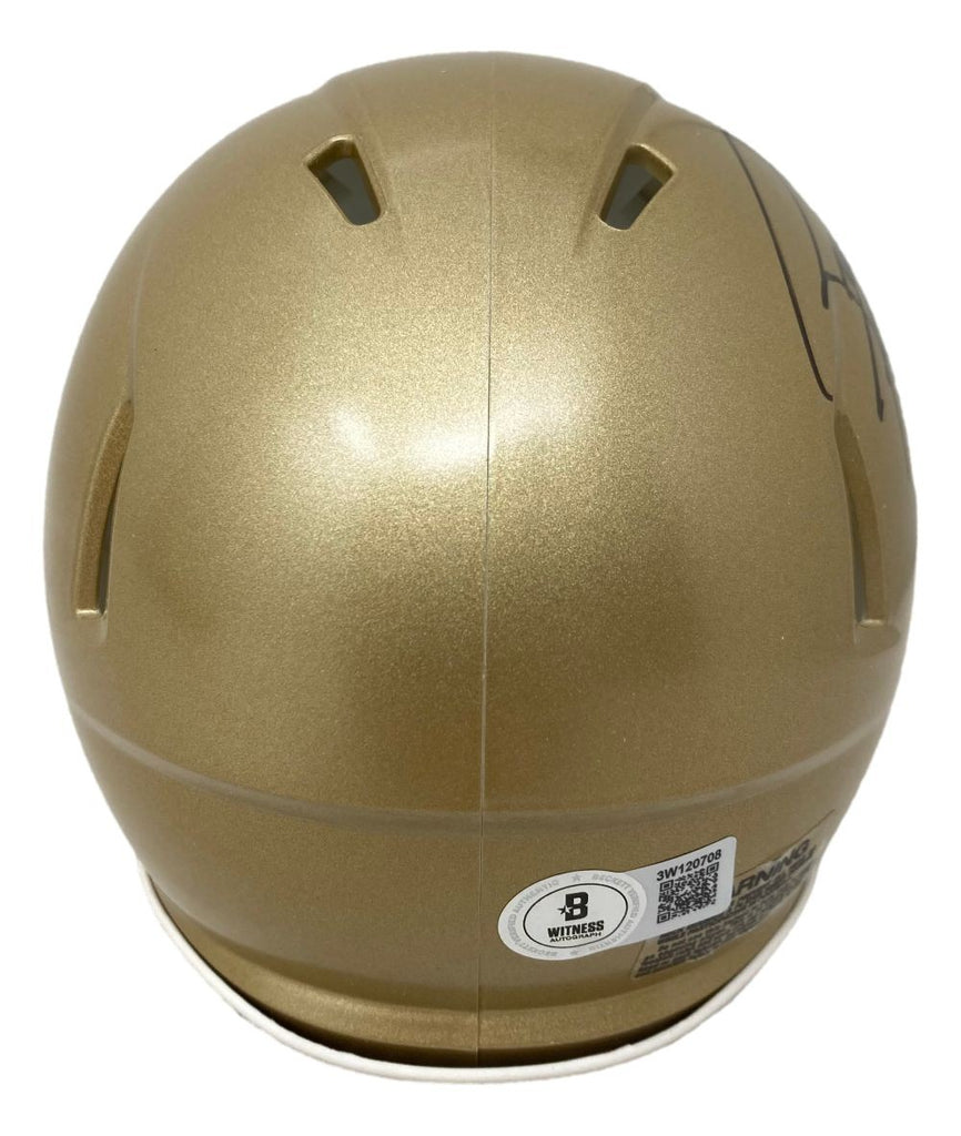 Rudy Ruettiger Signed Notre Dame Mini Speed Helmet BAS – Super Sports ...