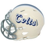 Ahmad "Sauce" Gardner Autographed Colts RETRO Speed Mini Helmet Beckett