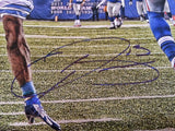 ODELL BECKHAM JR. Signed Metallic Framed 20 x 24 Photograph STEINER LE 113