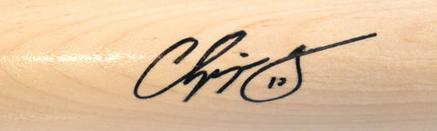 Chipper Jones Autographed Blonde Louisville Slugger Pro Baseball Bat - Fanatics