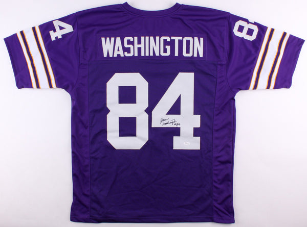 Gene Washington Signed Vikings Jersey (JSA) Minnesota's 2xPro Bowl Receiver W.R.