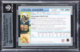 Rams Steven Jackson Authentic Signed 2004 Bowman #260 Card BAS Slabbed