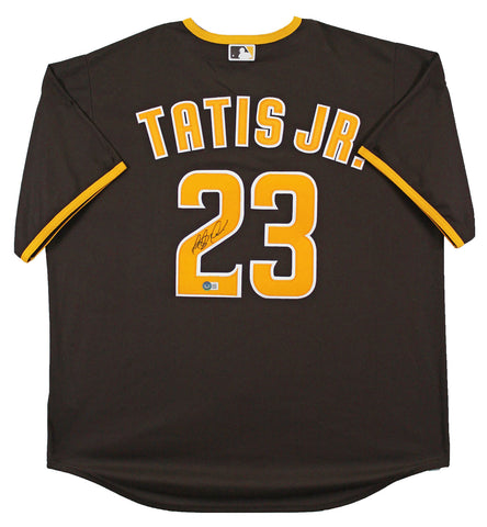 Padres Fernando Tatis Jr. Authentic Signed Brown Nike Jersey Autographed BAS